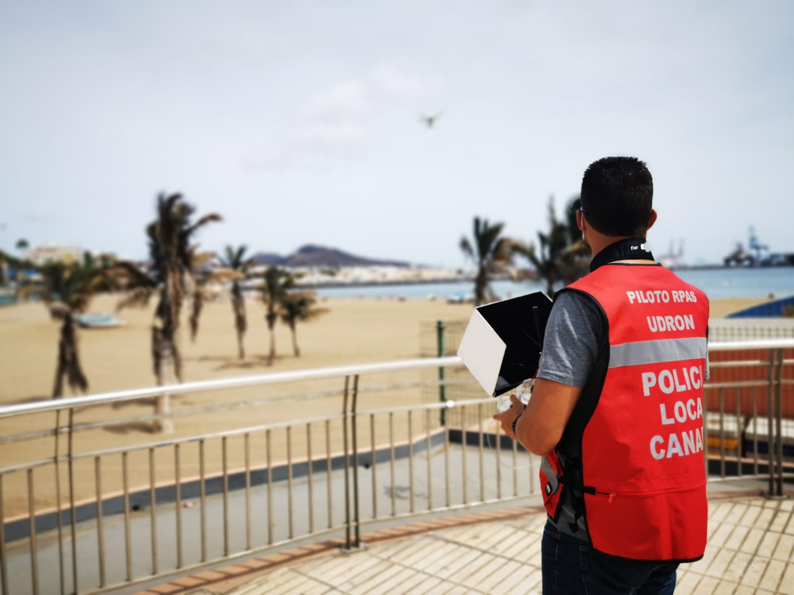 Vigilancia con drones en Las Alcaravaneras