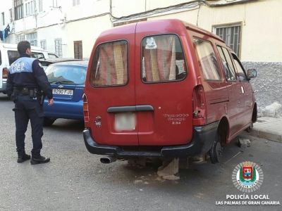 Vehículo sustraido